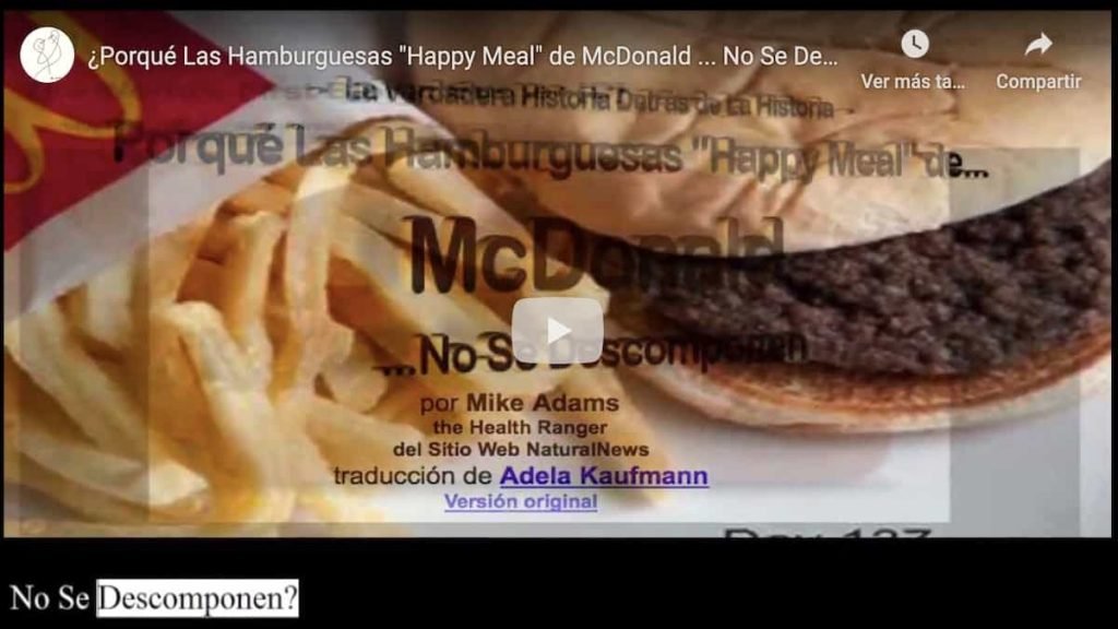 ¿Por qué las hamburguesas de McDonald N0 Se Descomponen?
